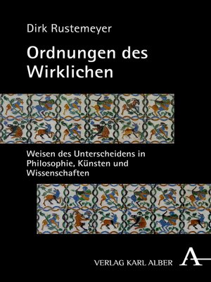cover image of Ordnungen des Wirklichen